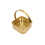 BRASS FLOOWER BASKET