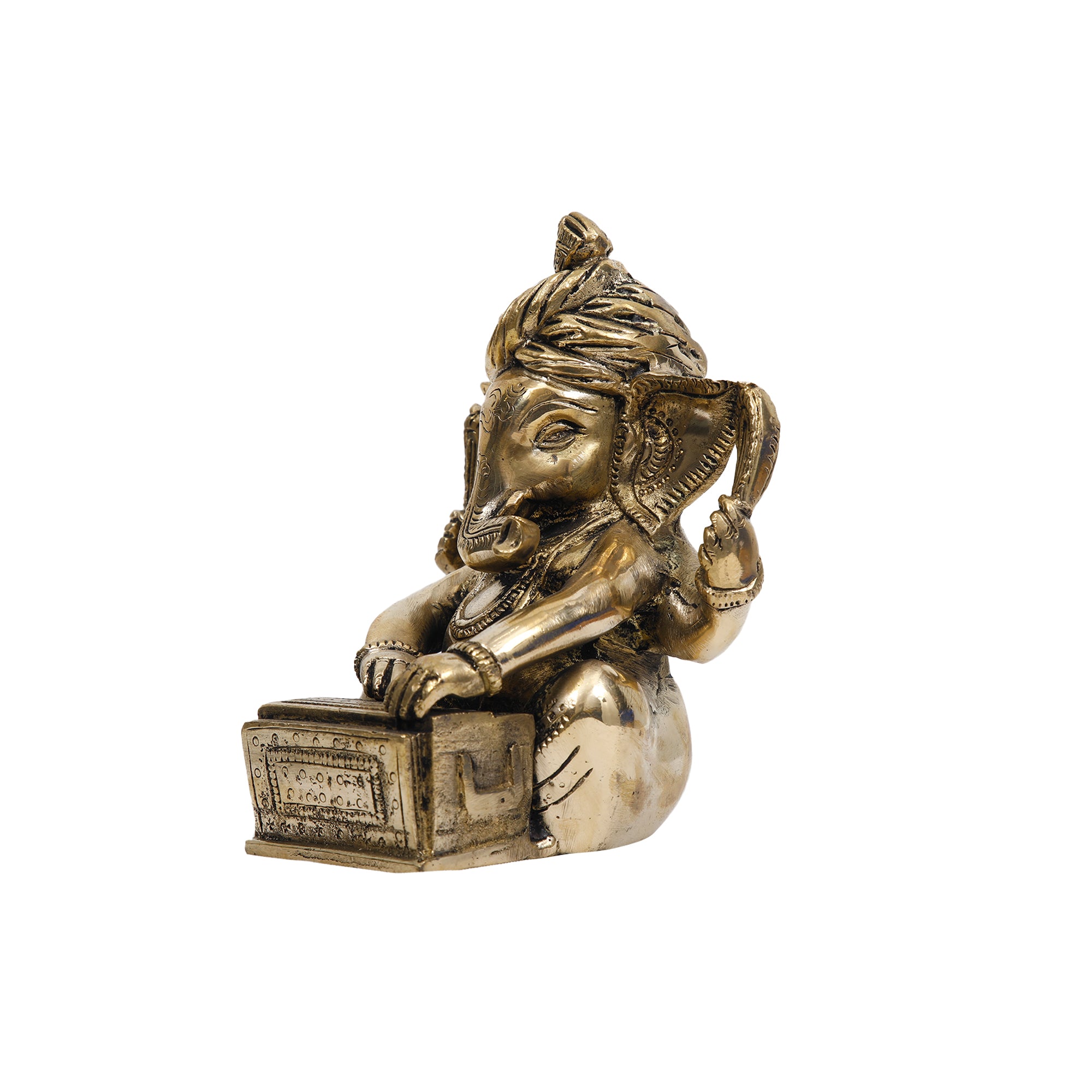Brass Musical Ganesh Idol for Gifting

