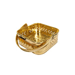 BRASS FLOOWER BASKET