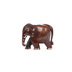 Wood Brass Fitting Elephant