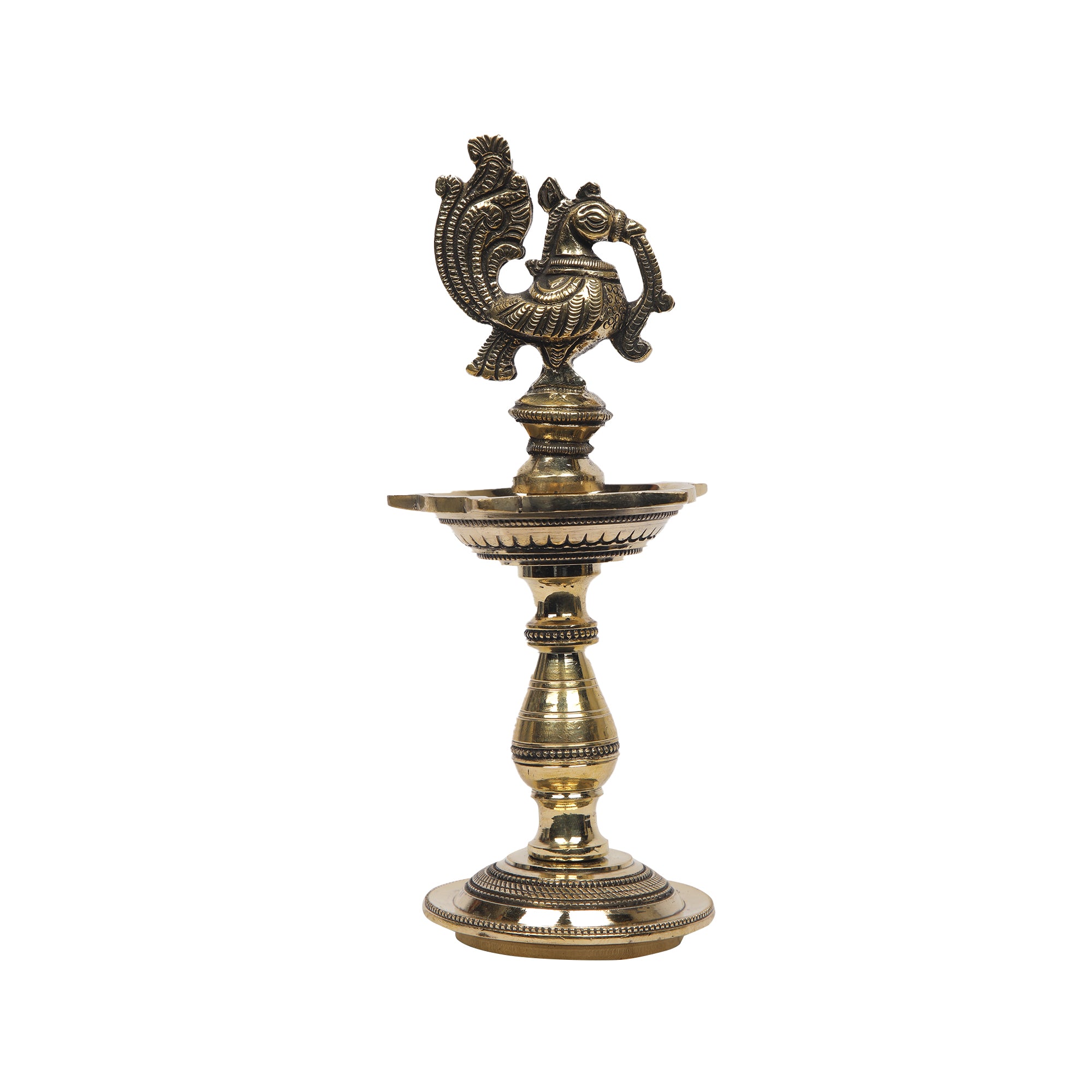 Brass Bird Lamp