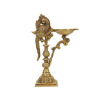 BRASS PARROT LAMP
