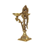 BRASS PARROT LAMP