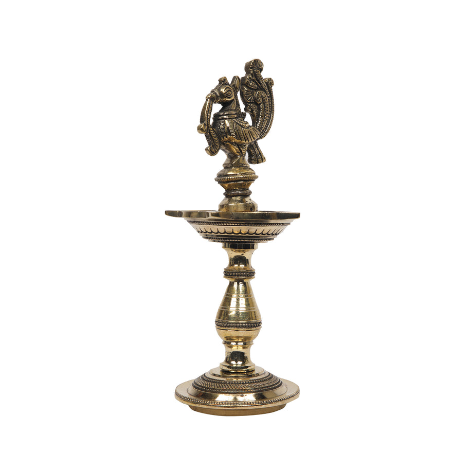 Brass Bird Lamp
