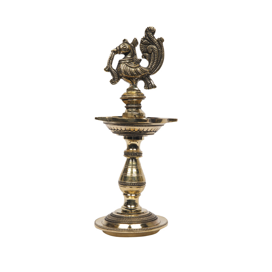 Brass Bird Lamp