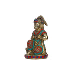 Brass Hanuman Sitting