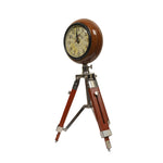 Wooden Tripod Clock for Table