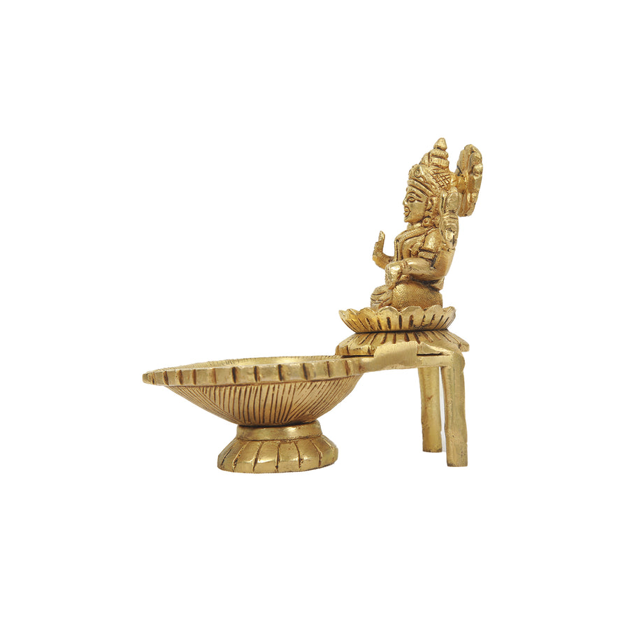 BRASS LAKSHMI DEEPA