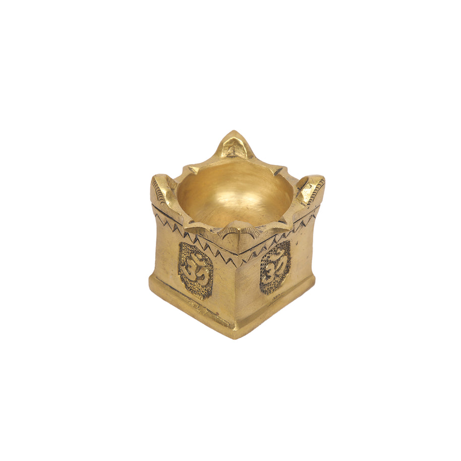 BRASS TULASI DIYA