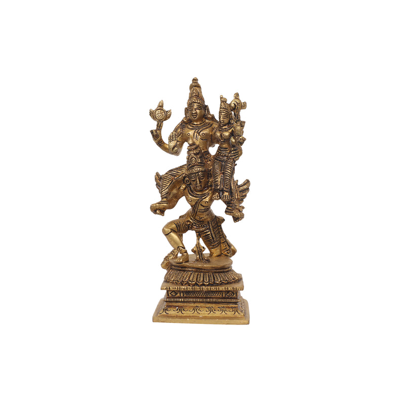 Vishnu Lakshmi Brass Idol for Decoration