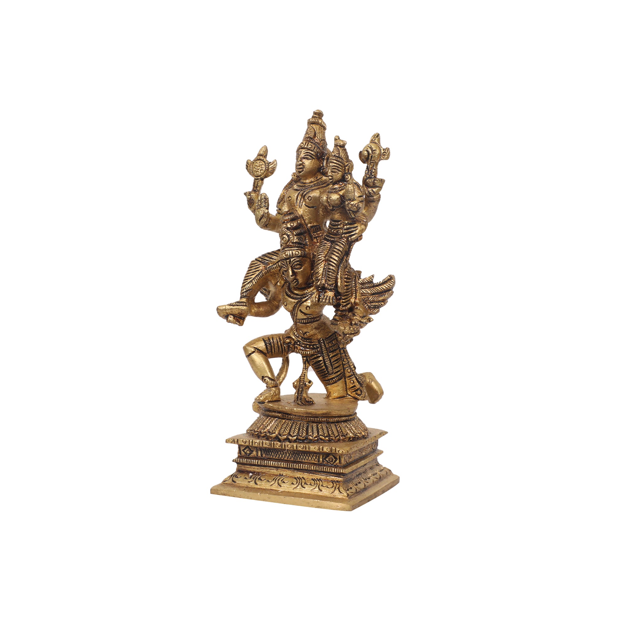 Vishnu Lakshmi Brass Idol for Decoration
