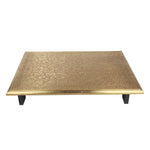 Wooden brass work patta chowki