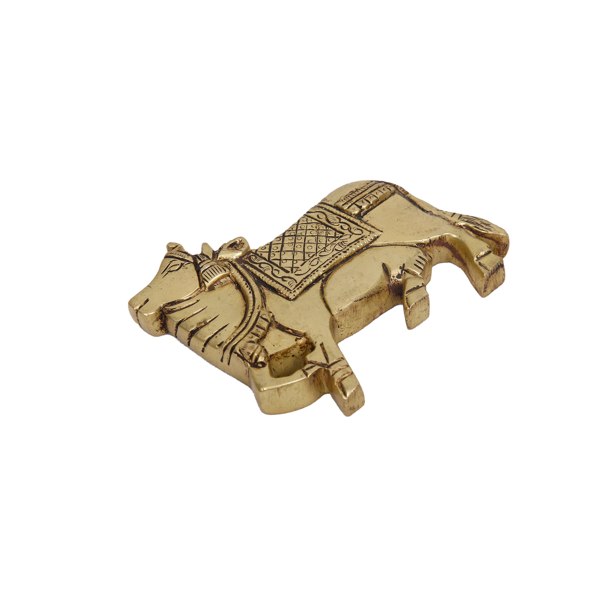 Brass Kamdhenu Cow Wall Hanging Set 2