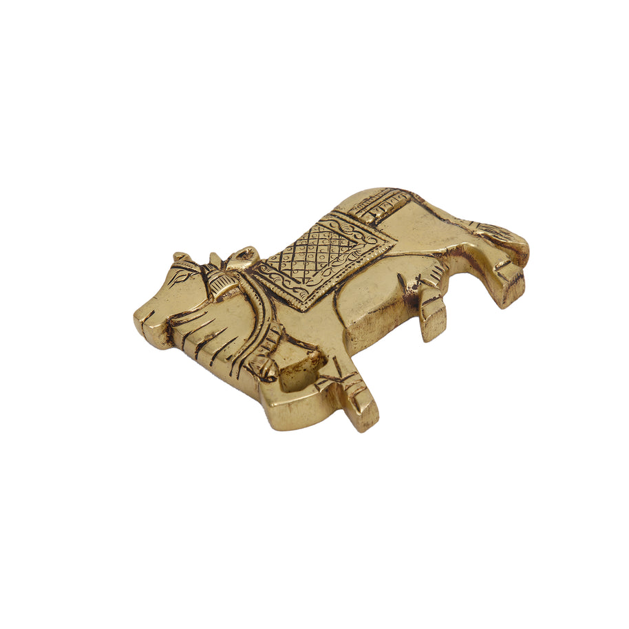 Brass Kamdhenu Cow Wall Hanging Set 2