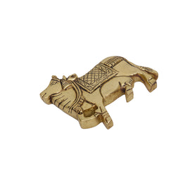 Brass Kamdhenu Cow Wall Hanging Set 2