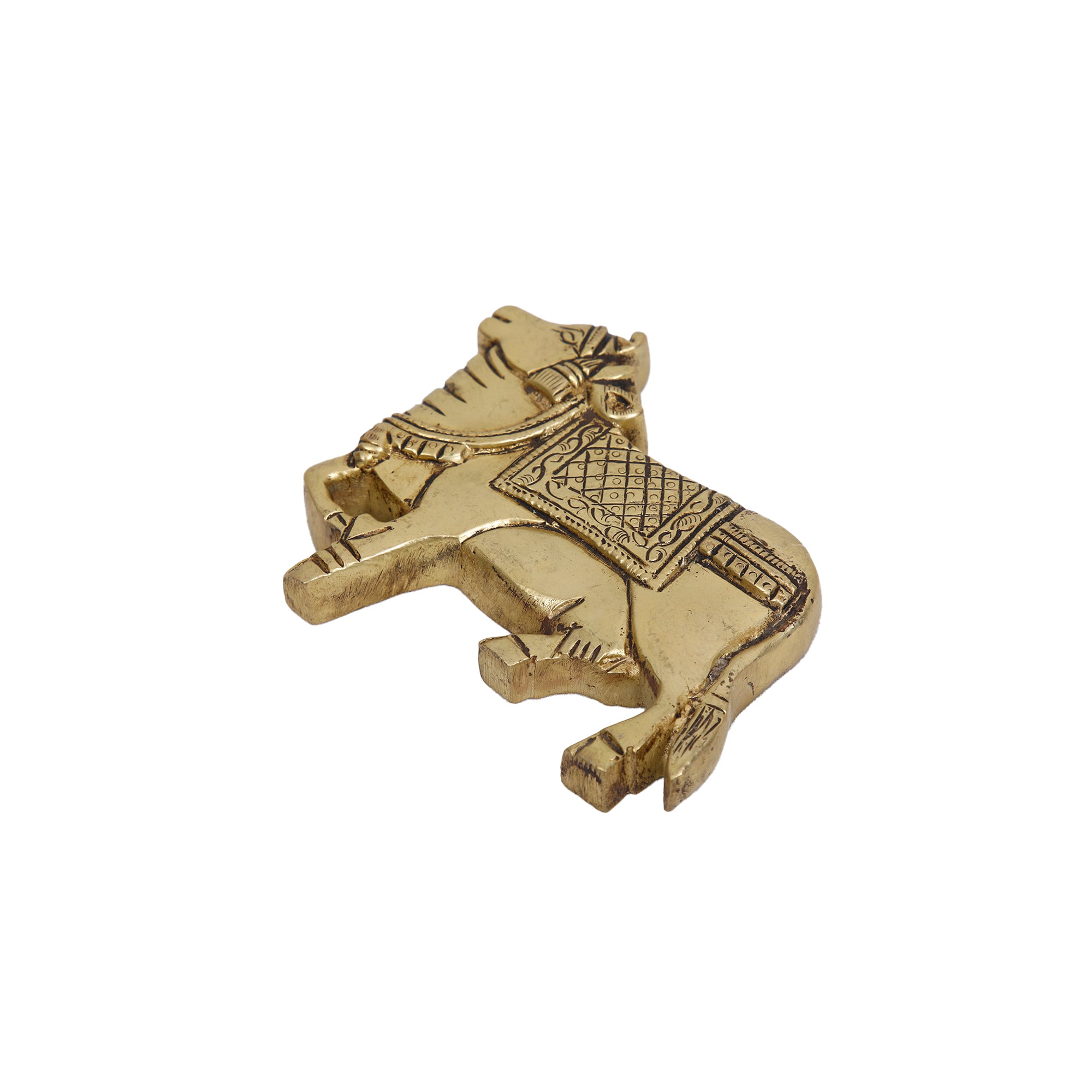 Brass Kamdhenu Cow Wall Hanging Set 2