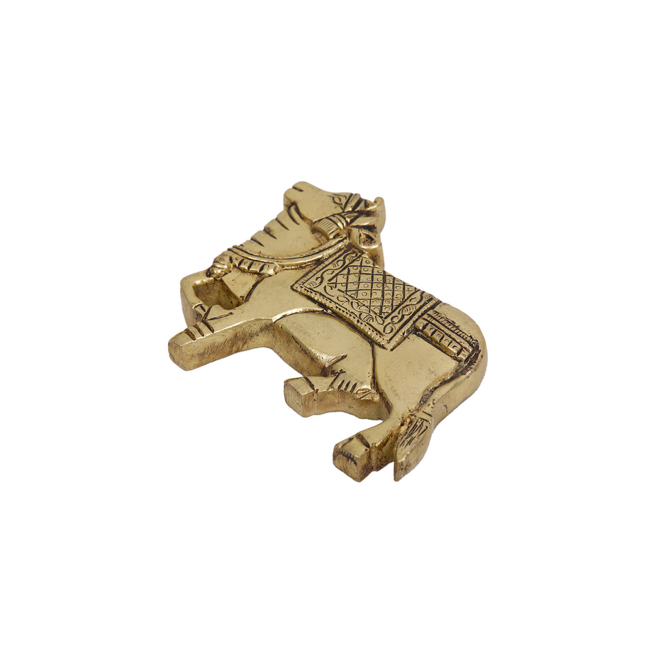 Brass Kamdhenu Cow Wall Hanging Set 2