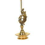BRASS HANGING BIRD LAMP