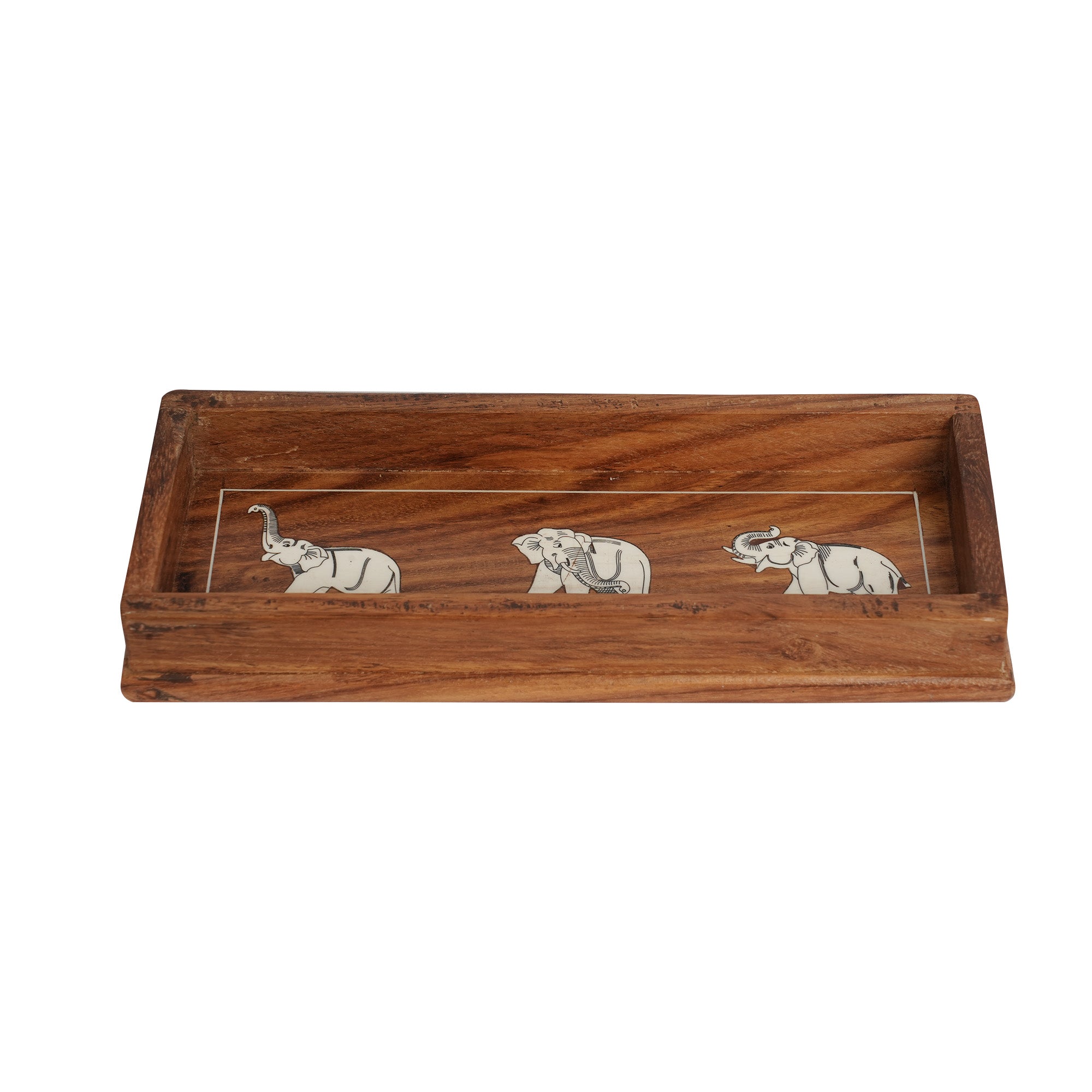 Handcrafted Wooden Elephant Key Holder