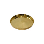 BRASS 12 IN KANSA THALI SET