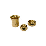 BRASS 12 IN KANSA THALI SET