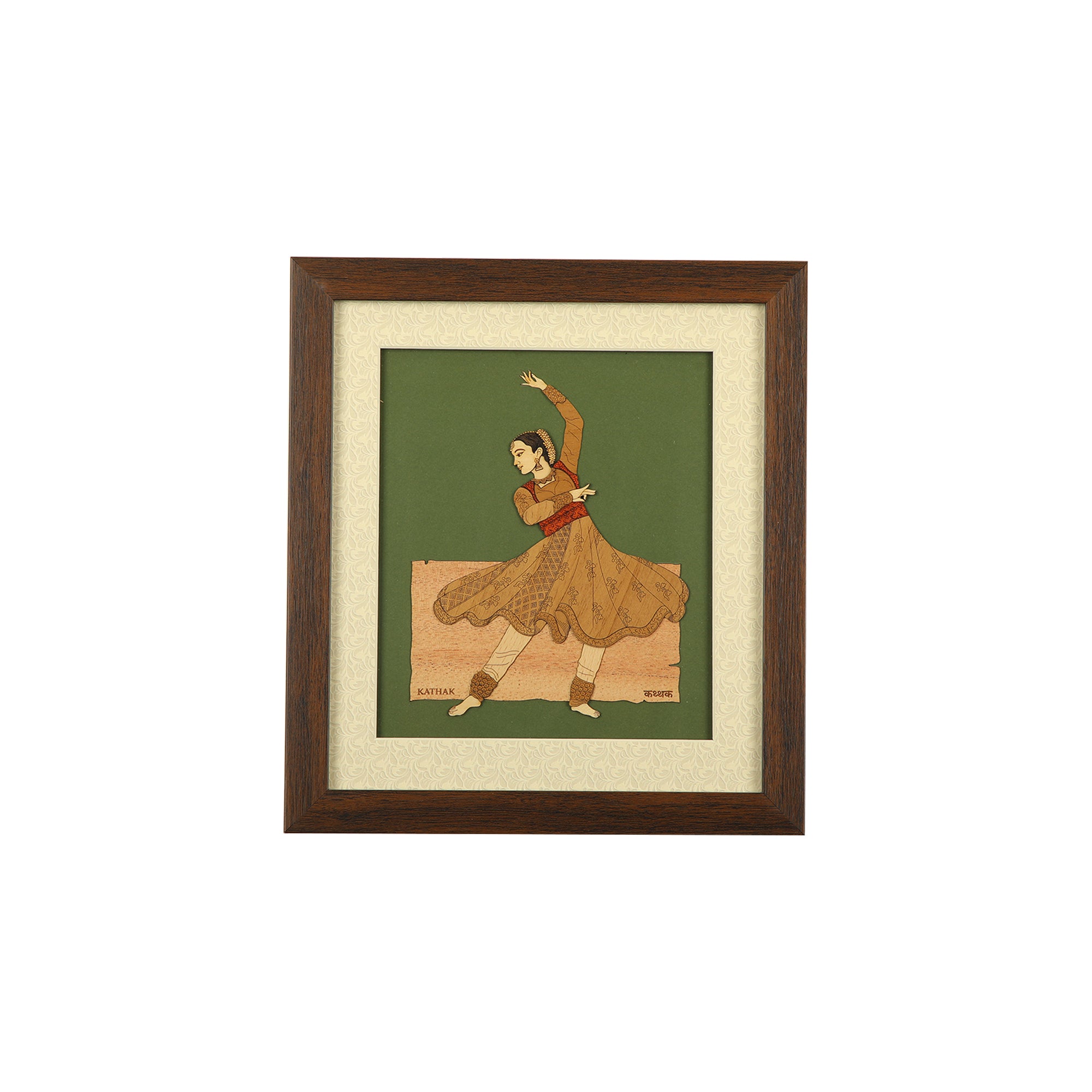 Kathak Wooden Carving Frame