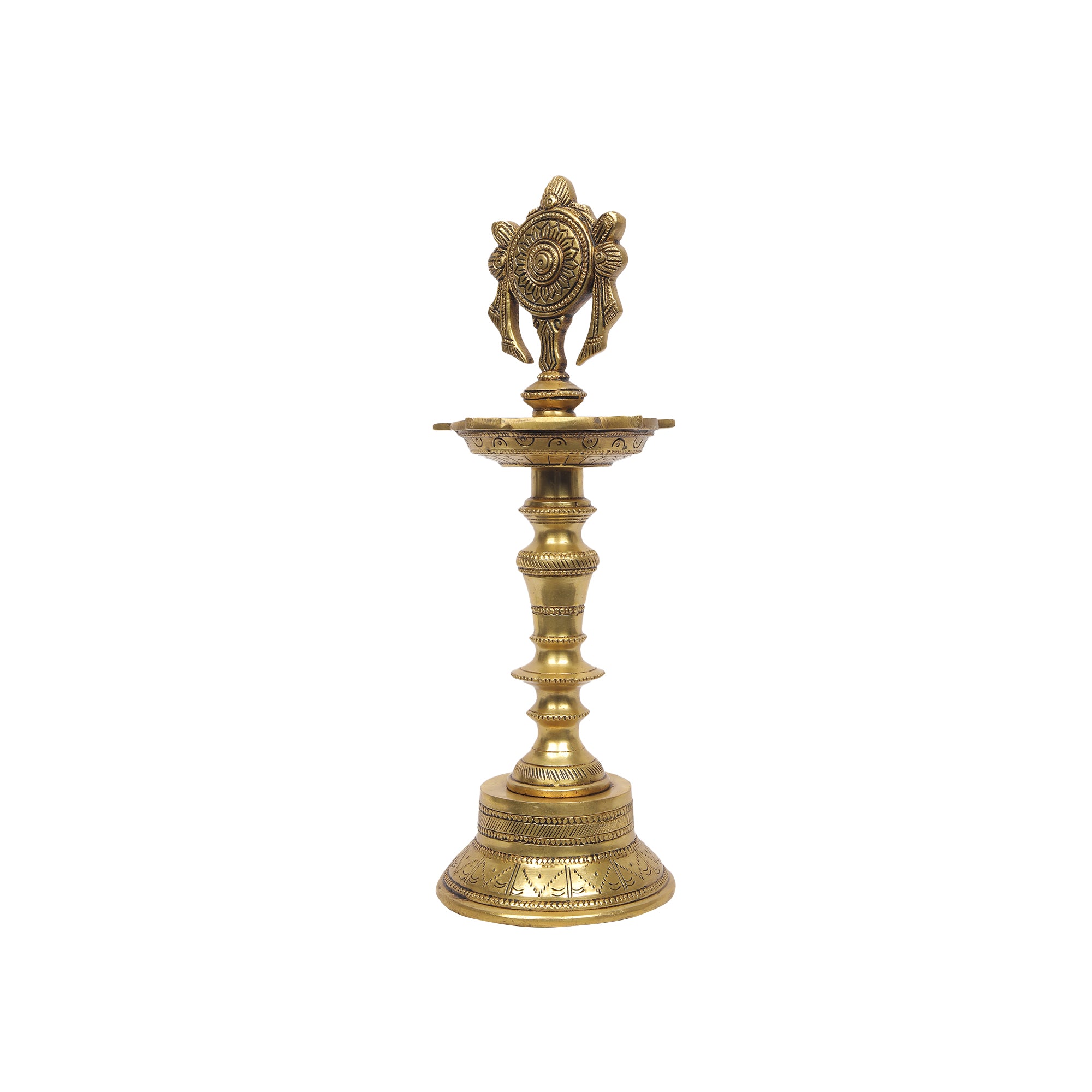 Brass Shankh Diya