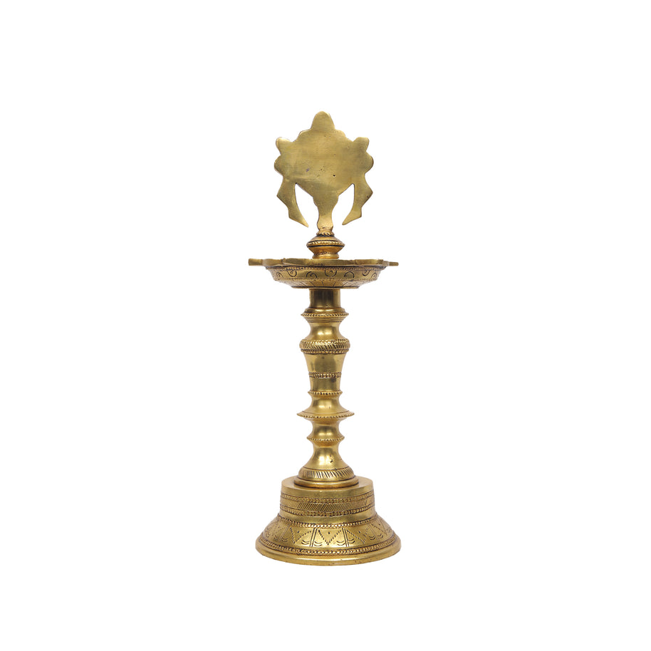 Brass Shankh Diya