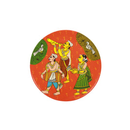 AO CHERIA WOODEN HAND PAINTED WALL HANGING