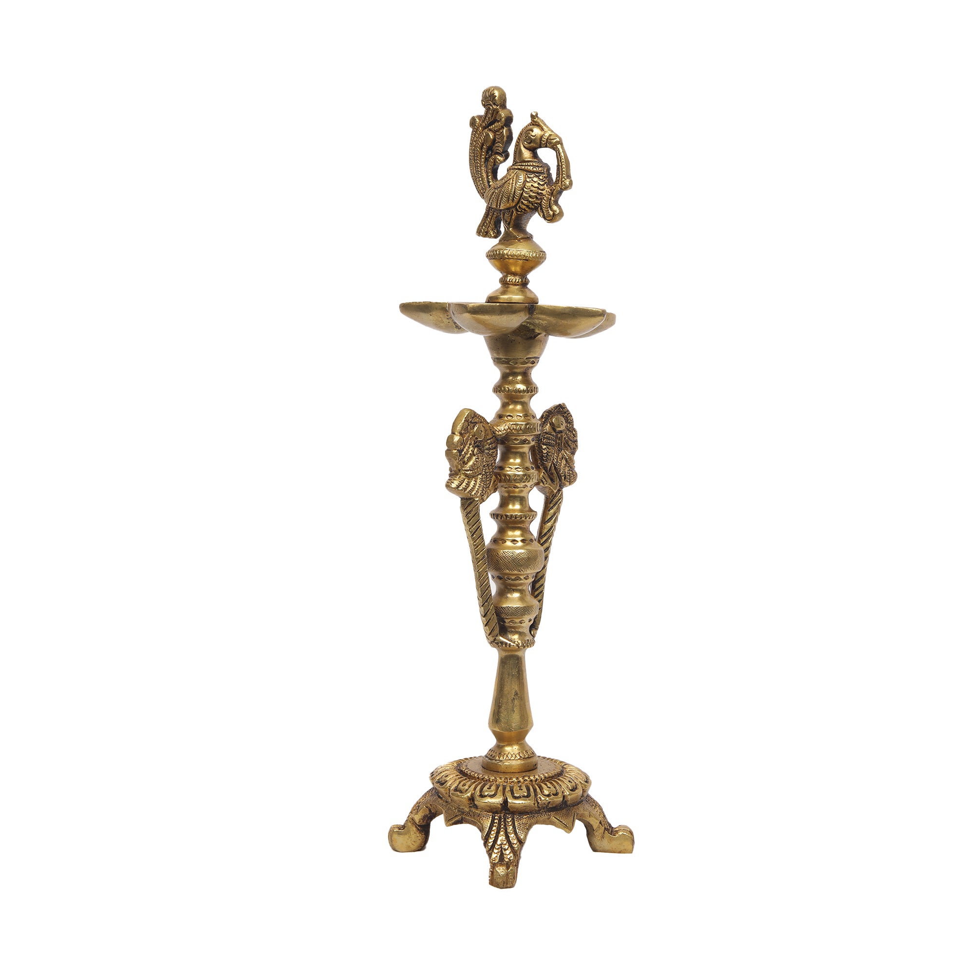 Brass Annum Bird Lamp
