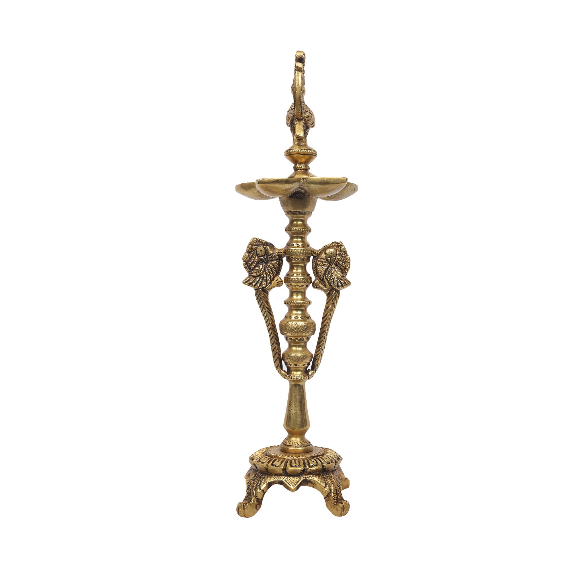 Brass Annum Bird Lamp