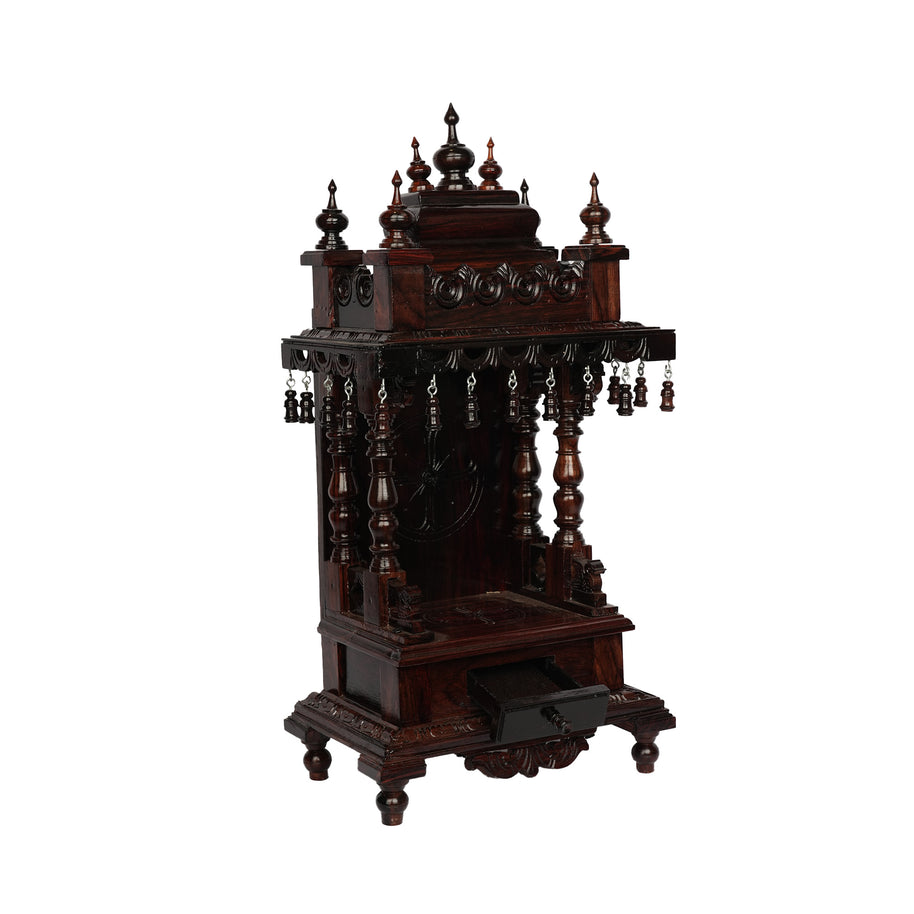 Wooden Carving Mantap (Pooja Mandir)