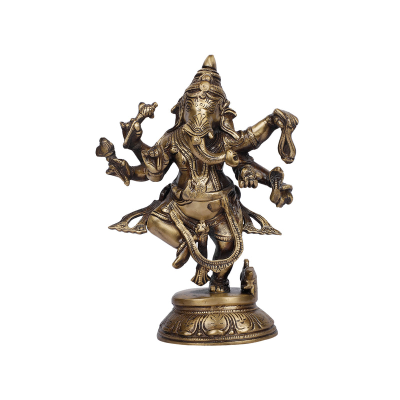 Brass Dancing Ganesh