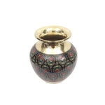 Brass Ghada Vasa Enamel