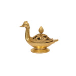 BRASS DUCK SHAPE DHOOP DANI