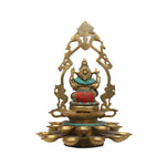 Brass Ganesh 21 Diya