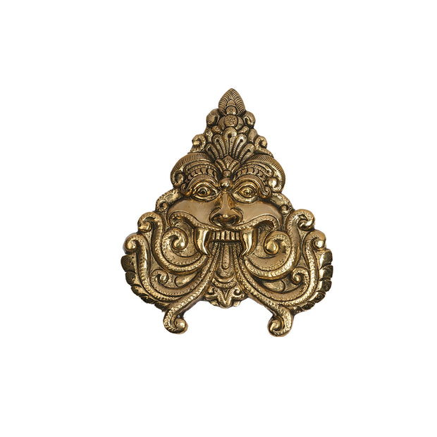 Handcrafted Brass Yali Wall Hanging