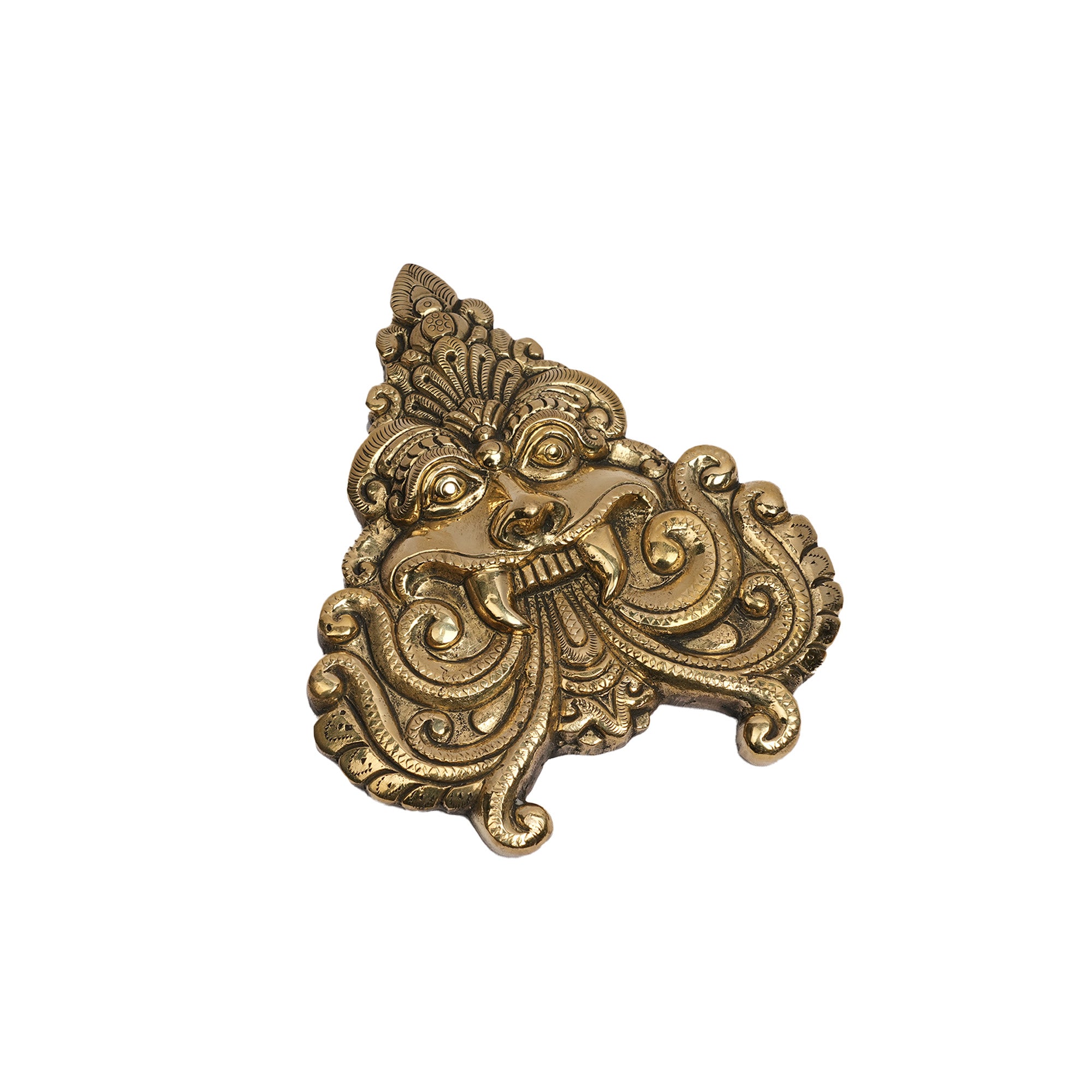 Handcrafted Brass Yali Wall Hanging
