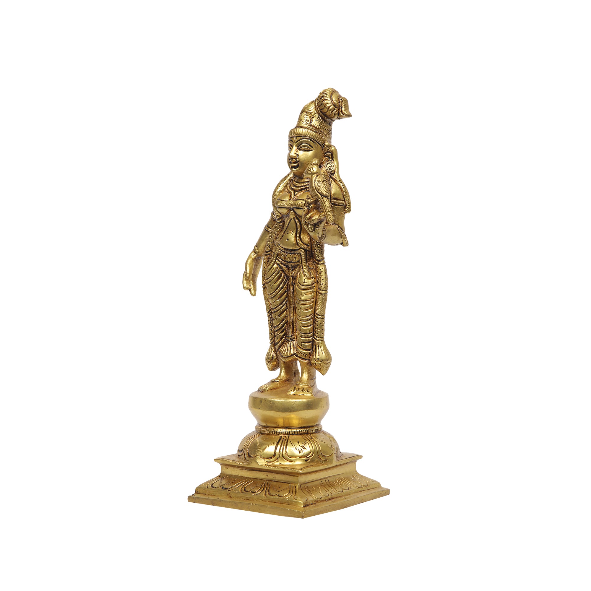 Pure Brass Devi Andal Idol for Pooja