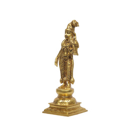 Pure Brass Devi Andal Idol for Pooja