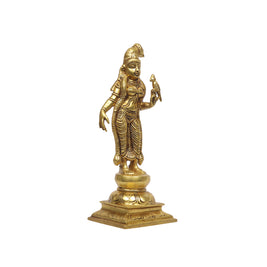 Pure Brass Devi Andal Idol for Pooja