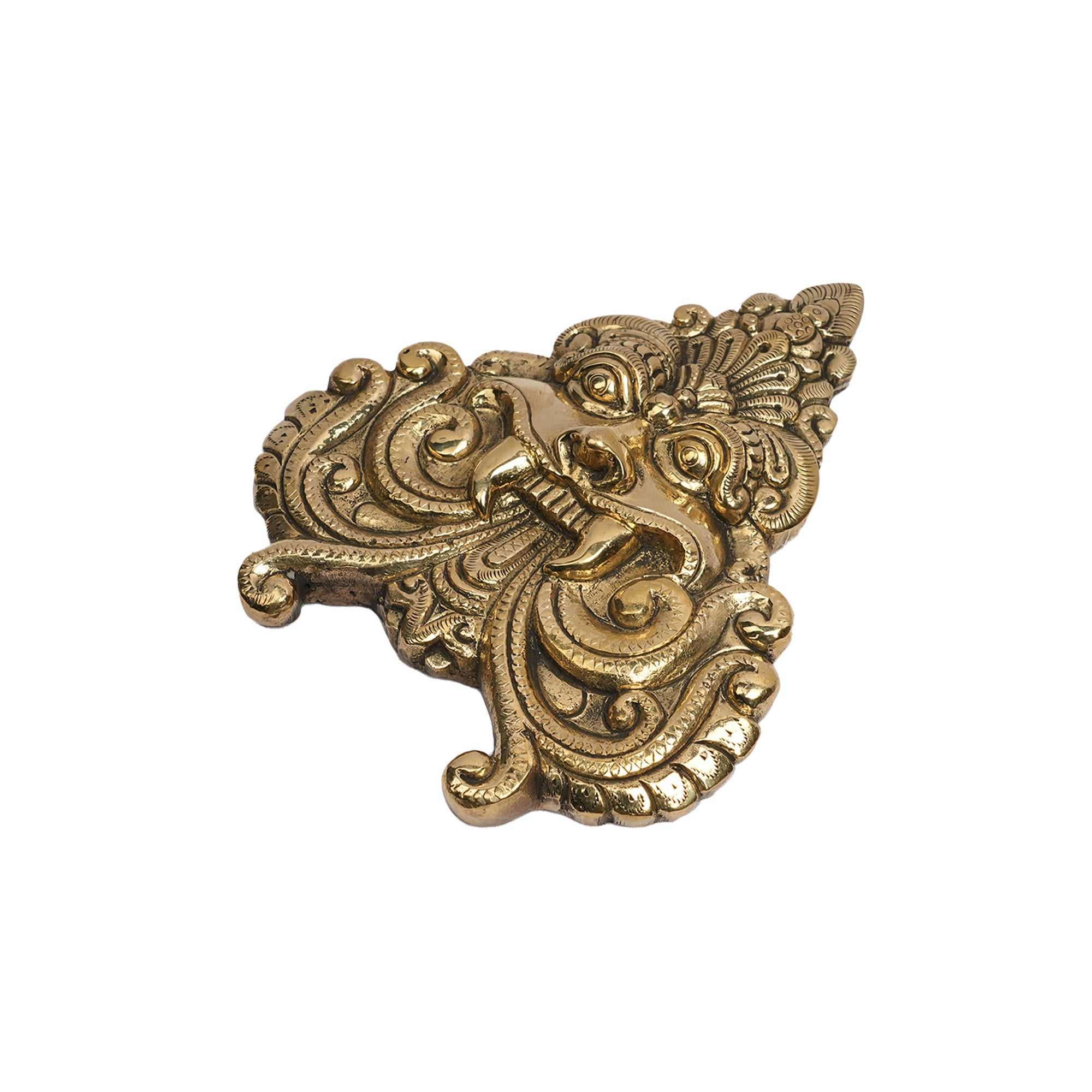 Handcrafted Brass Yali Wall Hanging
