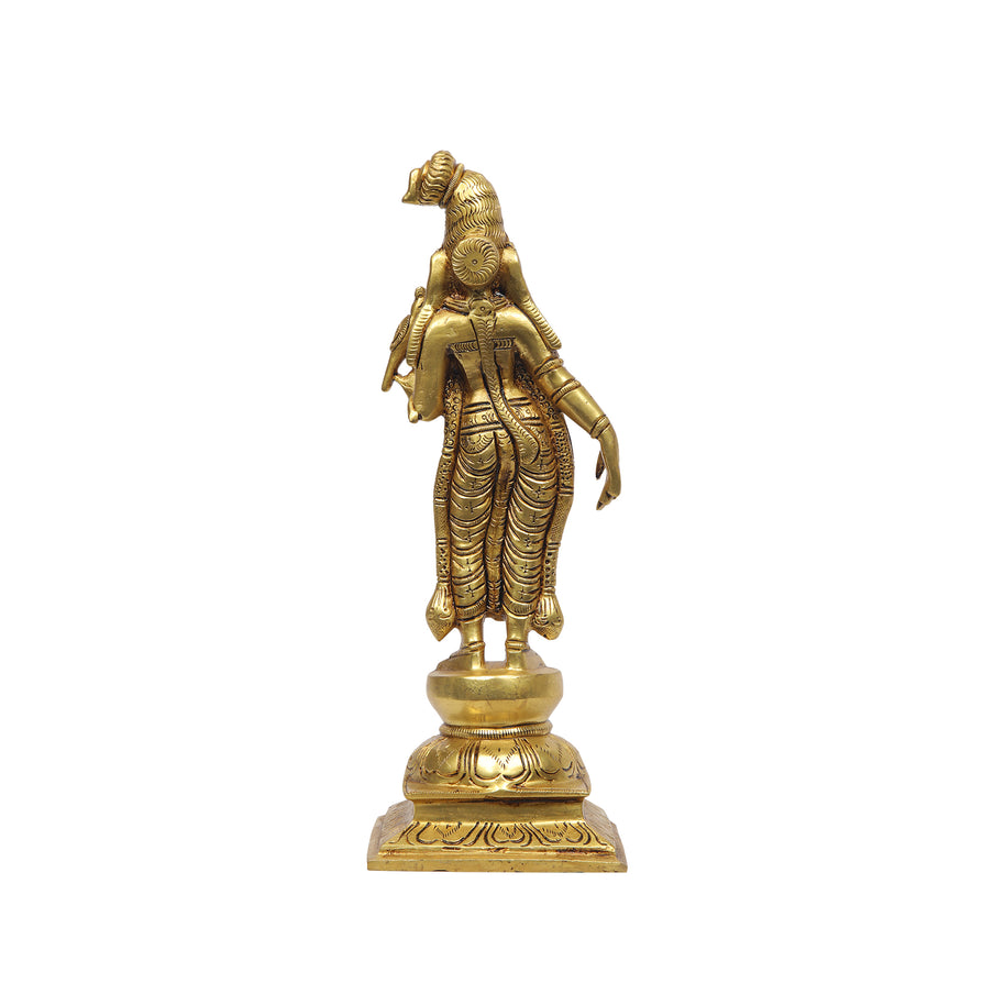 Pure Brass Devi Andal Idol for Pooja
