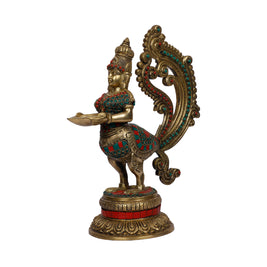 Brass  Lady Diya