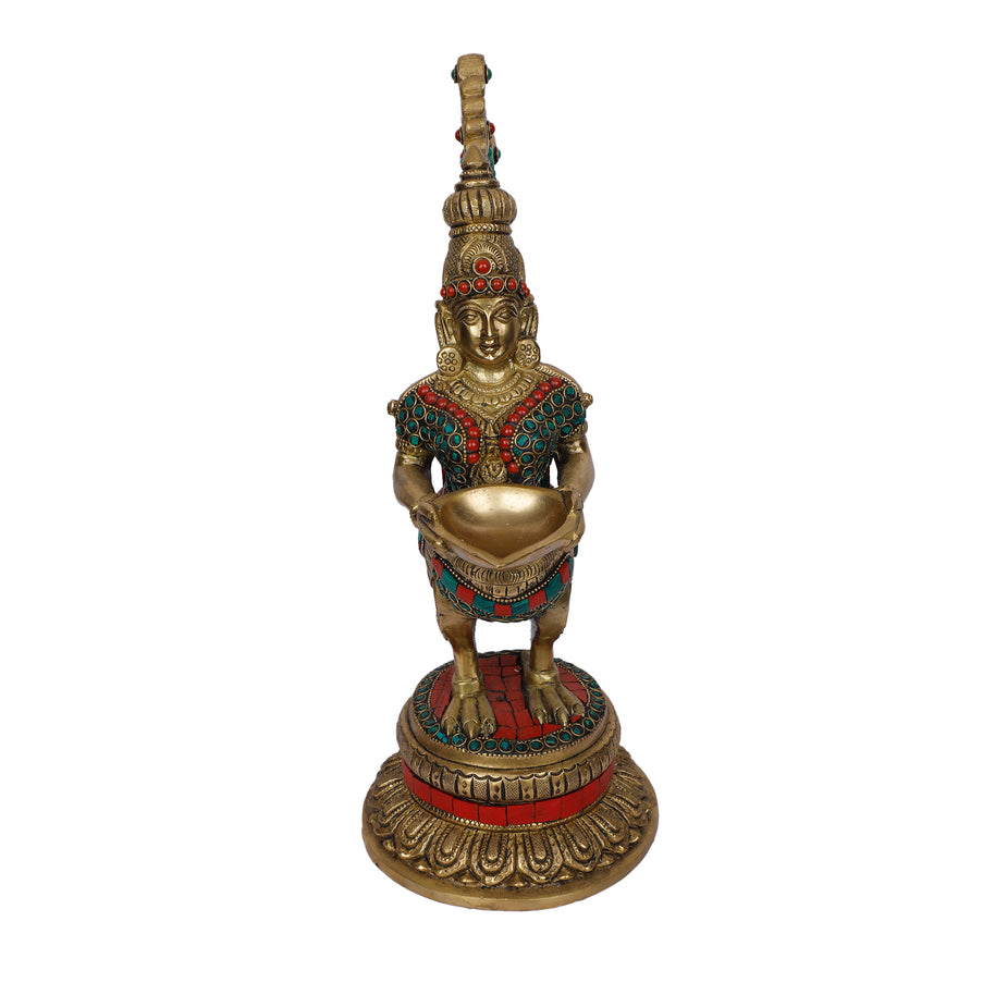 Brass  Lady Diya