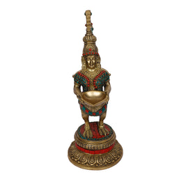 Brass  Lady Diya