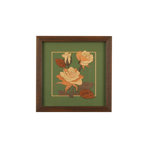 Rose  Wooden Carving Frame