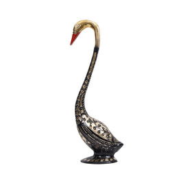 Brass Swan Decorative Statue