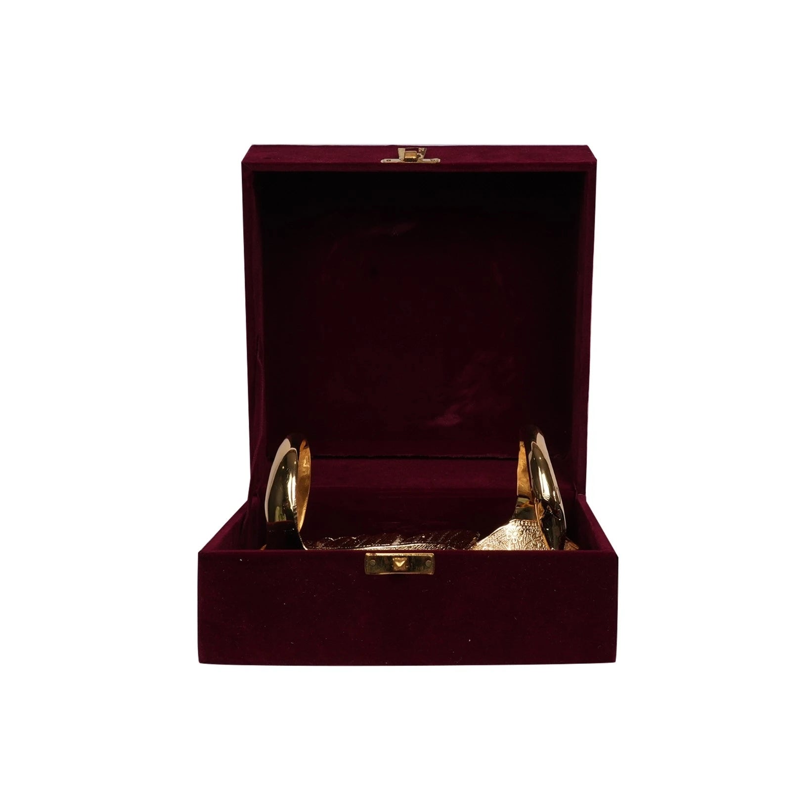 Gold-Plated Duck Bowl with Spoon