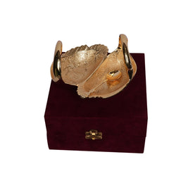 Gold-Plated Duck Serving Bowl
